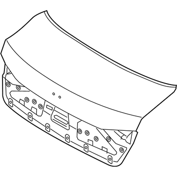 Hyundai 69200-B1020 Panel Assembly-Trunk Lid