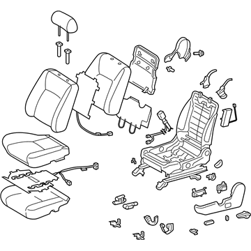 Toyota 71100-06760-E4 Seat Assembly