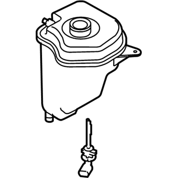 BMW 17-13-8-621-092 Coolant Expansion Tank