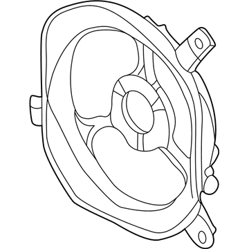 Honda 80161-S3Y-003 Shroud, Condenser Fan