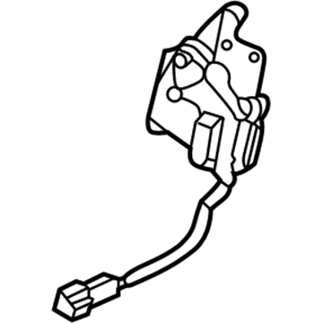 Honda 72615-S04-J02 Actuator Assembly, Right Rear Door Lock