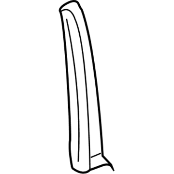 Mopar 4805327AD Molding-Front Door