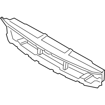 BMW 51-74-7-474-181 AIR DUCT, BOTTOM