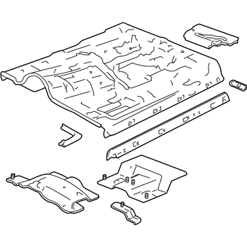 GM 12548361 Floor Pan Assembly