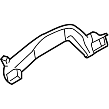 BMW 51-45-6-982-419 Cold Air Duct, Left