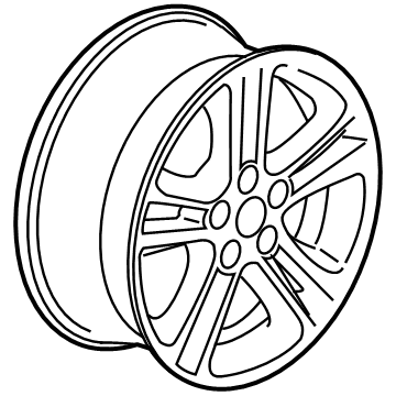 GM 13383410 Wheel, Alloy