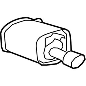 GM 92201327 Rear Muffler