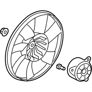 GM 92218319 Fan Motor