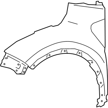 Toyota 53801-10600 Fender