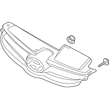 Hyundai 86350-3Y000 Radiator Grille Assembly