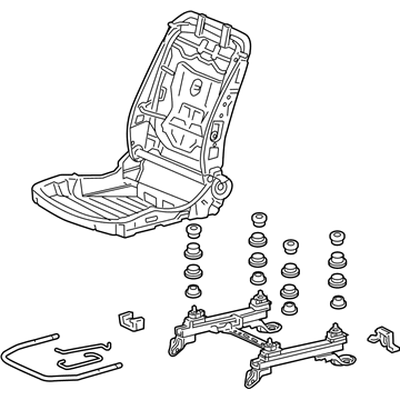 Honda 81126-TA0-A42 Frame, R. FR. Seat