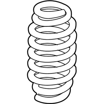 BMW 33-53-2-283-566 Rear Coil Spring