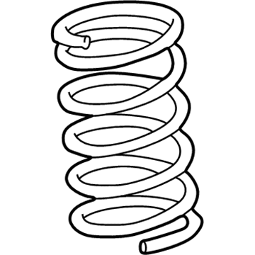 BMW 31-33-1-092-654 Front Coil Spring