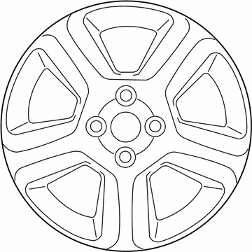 Nissan 40300-JA200 Aluminum Wheel