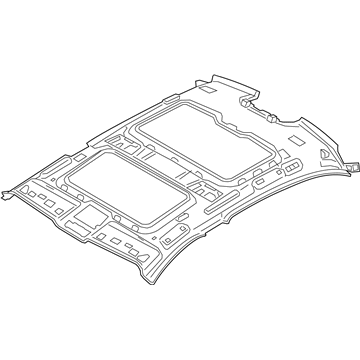 BMW 51-44-7-395-018 Headlining Panoramic Roof