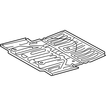 Lexus 58311-0E905 Pan, Rear Floor L/WELD