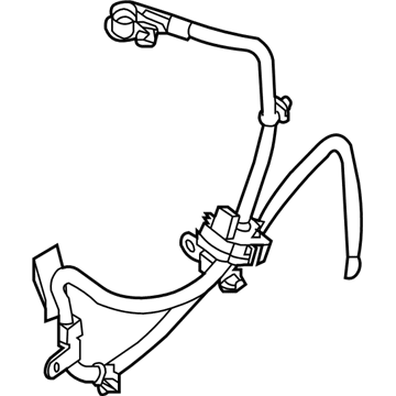 Nissan 24080-JA00B Cable Assy-Battery Earth