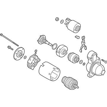 Kia 361002G300RU REMAN Starter