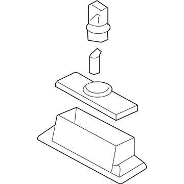 Hyundai 92501-3K000 Lamp Assembly-License Plate