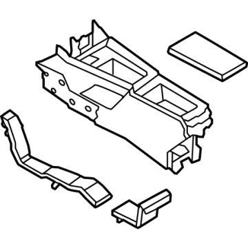 Nissan 96910-6RB8B BOX ASSY-CONSOLE, CENTER