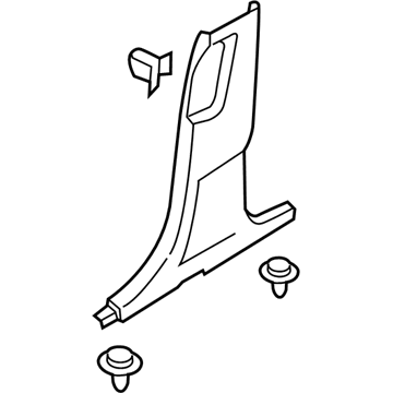 Ford FA1Z-5824346-AA Lower Center Pillar Trim