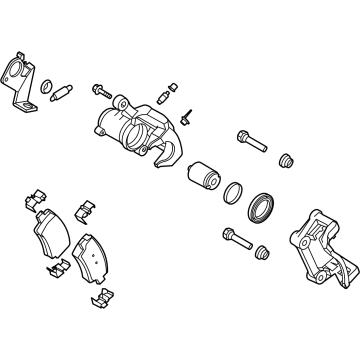 Hyundai 58210-BY400 Brake Assembly-RR Wheel, LH