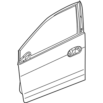 Honda 67010-TM8-A90ZZ Panel, R. FR. Door (DOT)