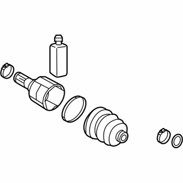 Hyundai 495L3-AA600 Joint Kit-Diff Side, LH