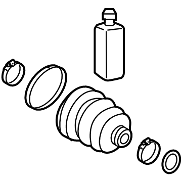 Hyundai 495L5-AA500 Boot Kit-Diff Side, LH