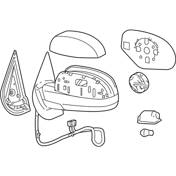 GM 25780264 Mirror Assembly