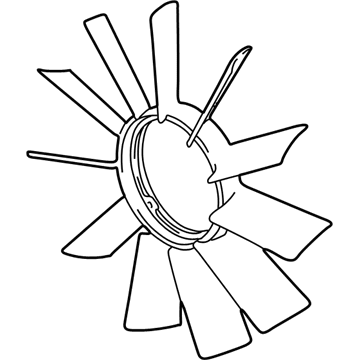 BMW 11-52-7-831-113 Radiator Cooling Fan