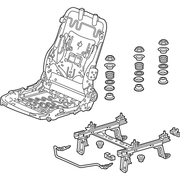 Honda 81126-T0A-L81 Frame Comp R, FR S