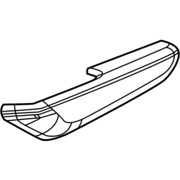 Mopar 6XN251A5AD ARMREST-REAR DOOR TRIM