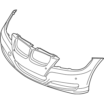 BMW 51-11-8-049-252 Panel, Bumper, Primed, Front