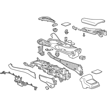 GM 84513108 Console Assembly