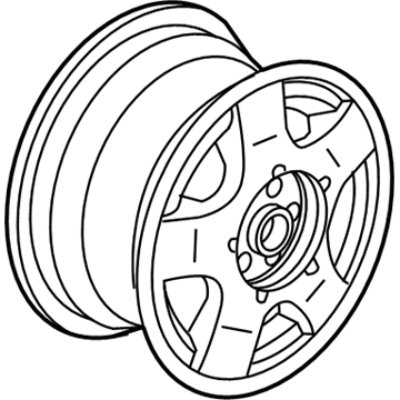 Acura 42700-S3V-A31 Disk, Aluminum Wheel (17X6 1/2Jj) (Hitachi)