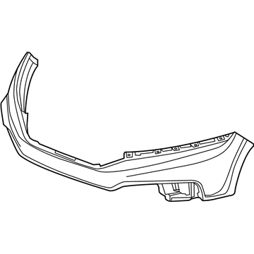 Honda 04711-TP6-A80ZZ Face, Front Bumper (Dot)