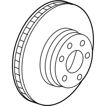 BMW 34-11-6-782-068 Brake Disc, Lightweight, Ventilated, Right