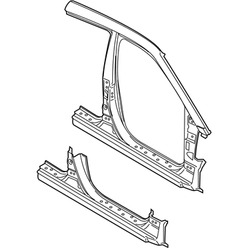 Hyundai 71120-K9A00 Panel Assembly-Pillar Outer, RH