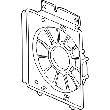 Honda 38615-PNL-G02 Shroud, Air Conditioner (Gf30) (Denso)