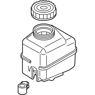 BMW 34-33-6-861-768 Expansion Tank With Warning Switch