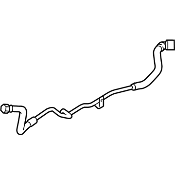 BMW 17-12-7-644-098 Coolant Radiator Line