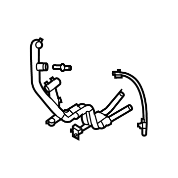 Hyundai 28682-P4100 HOSE & TUBE ASSY-EHRS WATER