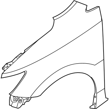 Nissan 63101-1JA0A Fender - Front, LH