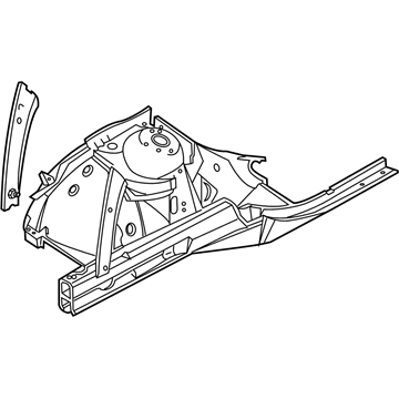 BMW 41-14-7-073-425 Front Left Wheelhouse