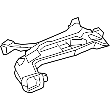 Lexus 55084-76040 Duct Sub-Assembly, HEATE