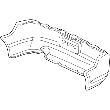 Acura 04715-S6M-A90ZZ Face, Rear Bumper (Dot)