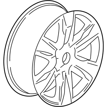 GM 22996319 Wheel, Alloy