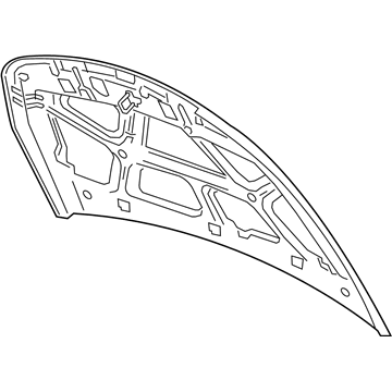 GM 95389675 Hood