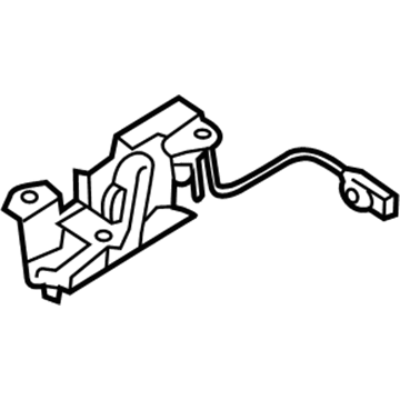 BMW 51-23-7-242-549 Right Lower Hood Lock